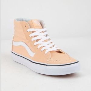 🆕 🍑 VANS Sk8-Hi Bleached Apricot & True White